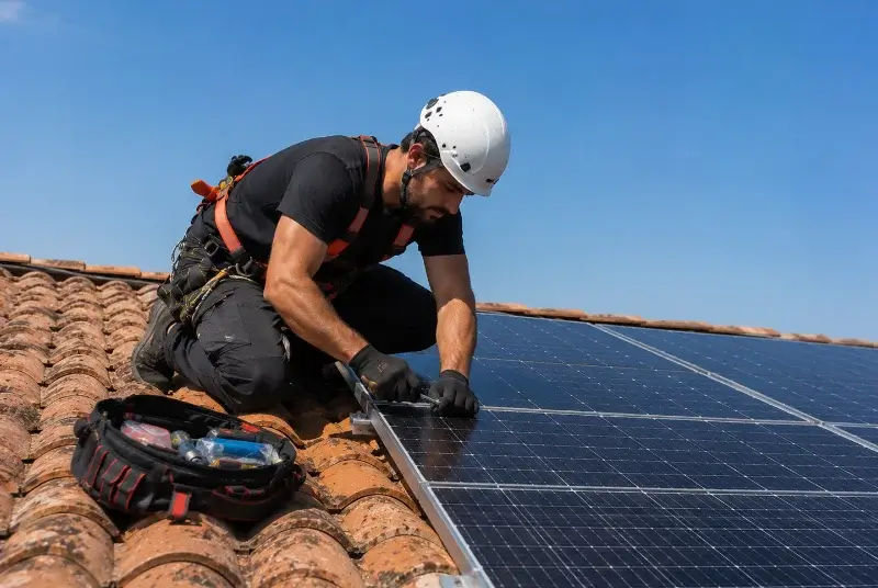 Maintenance et monitoring de panneaux solaires à Arvert